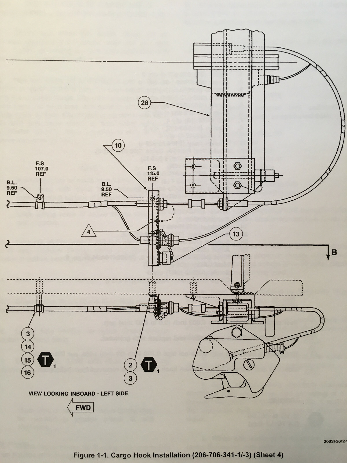 Bell 206L Cargo Hook Kits Service Instruction Manual