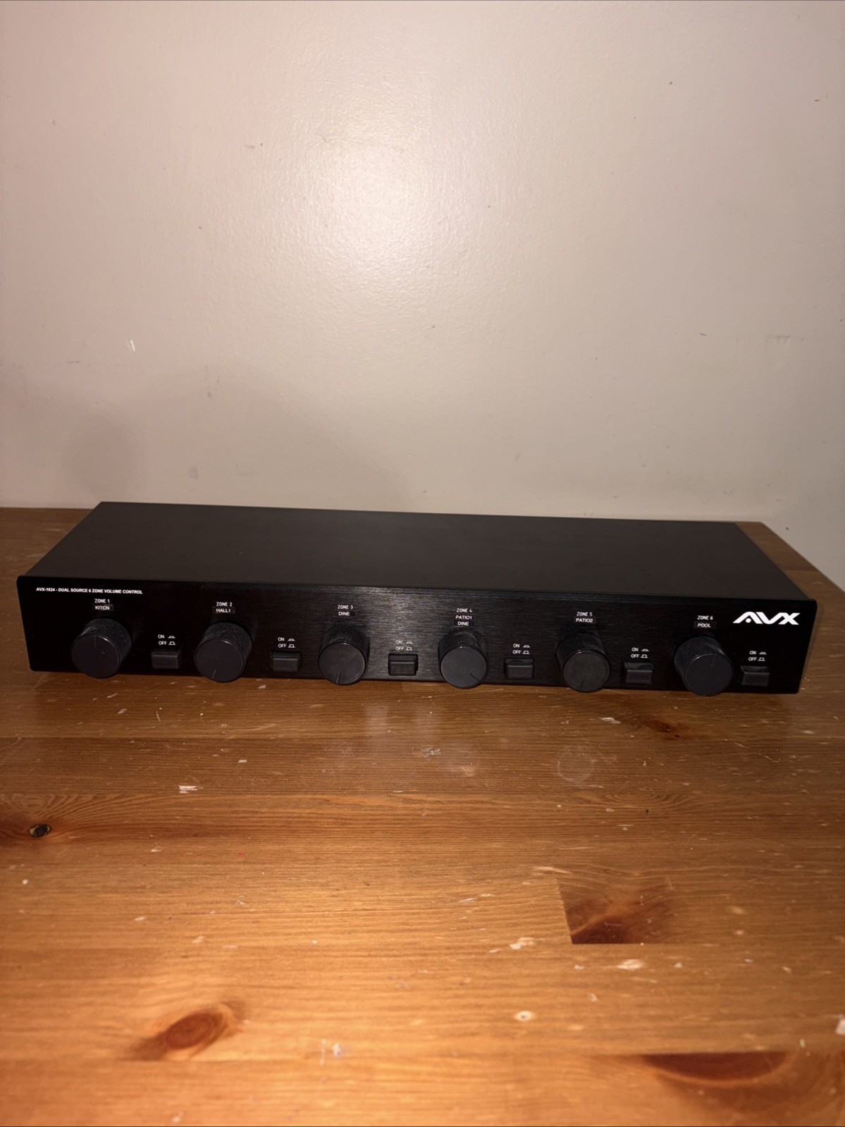 AVX Dual Source 6 Zone Table Volume Control AVX-1624 Fast Shipping