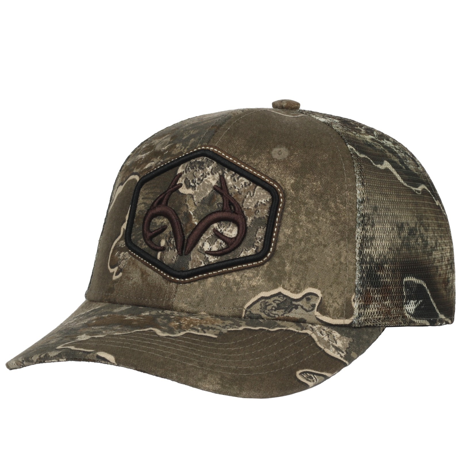 Realtree Excape Ranger Trucker Hat, Functional Camo with Mesh Back, Stretch Fit