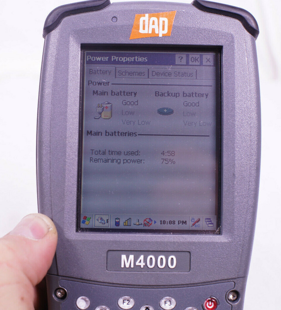 DAP M4000 SC720 Barcode Scanner Windows CE 1GB 128MB Ram 3.5"Touch GPS Bluetooth