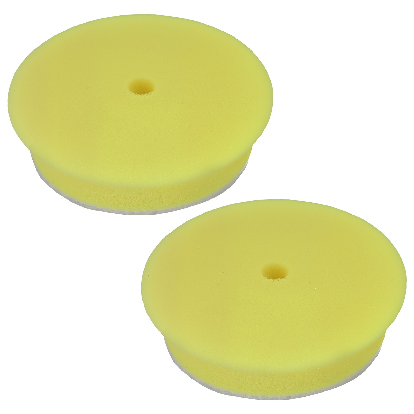 2 Pack 4 Inch Medium Foam Polishing Pads for 3" Backing Plate Buffer Tool