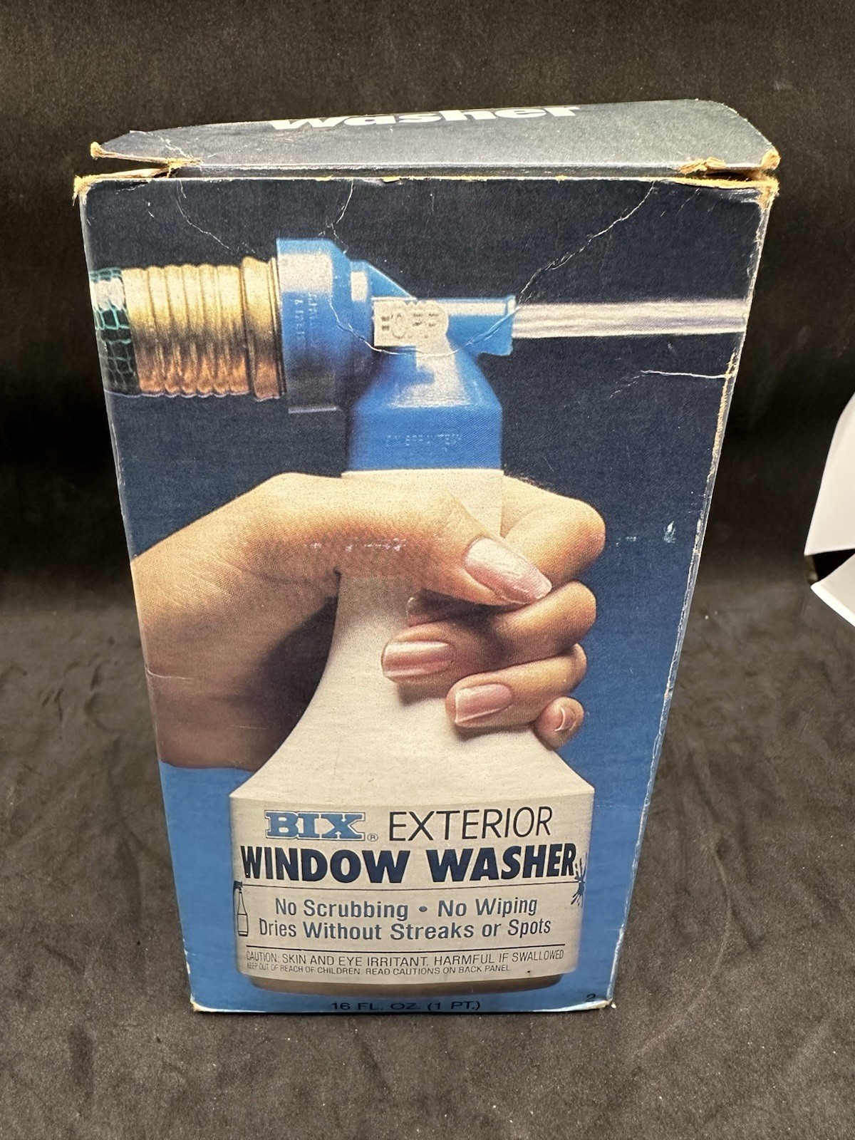 BIX EXTERIOR WINDOW WASHER CLEANER EASY REACH SPRAYER 16 OZ NEW SEALED