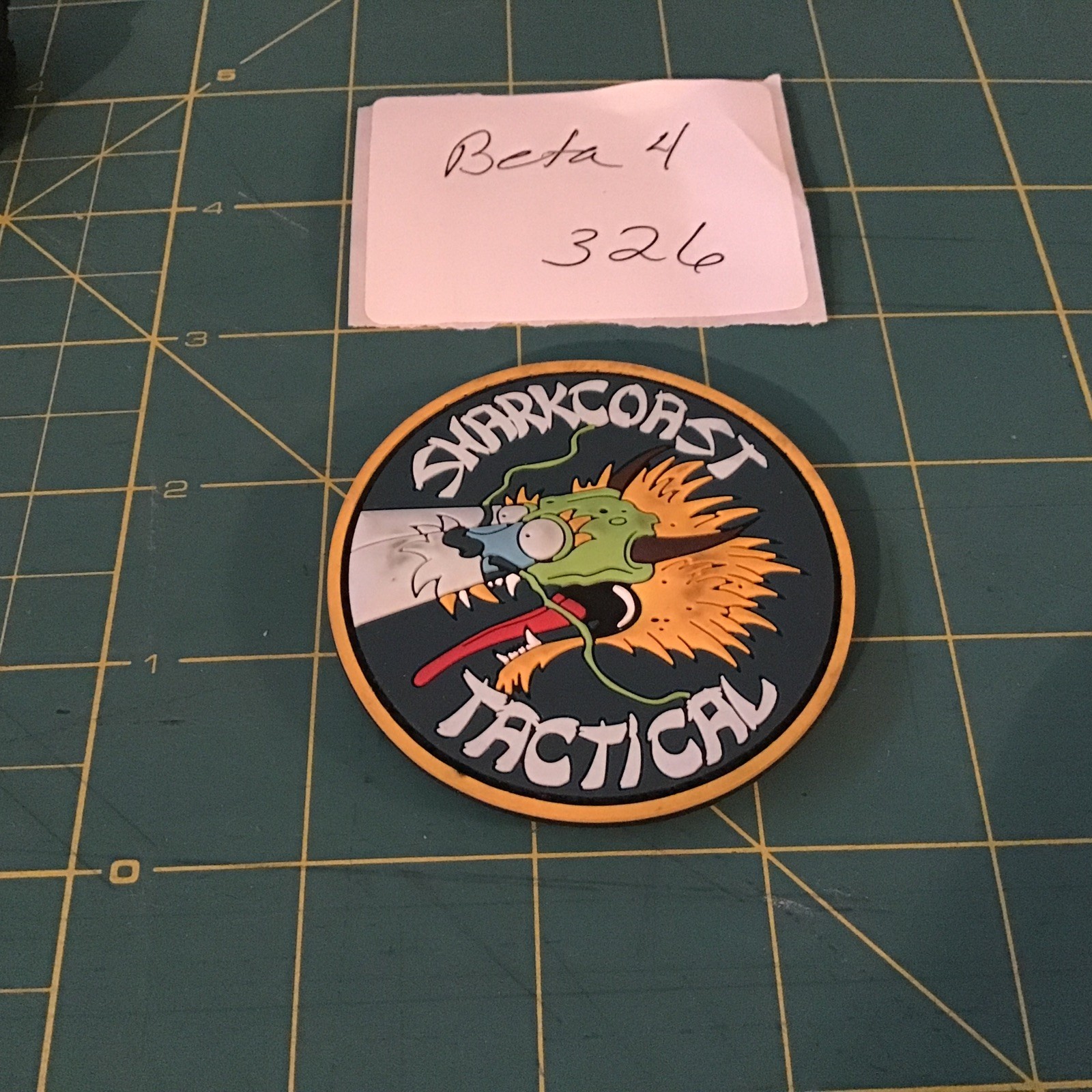 SHARK COAST TACTICAL Tactical Patch Screaming Head