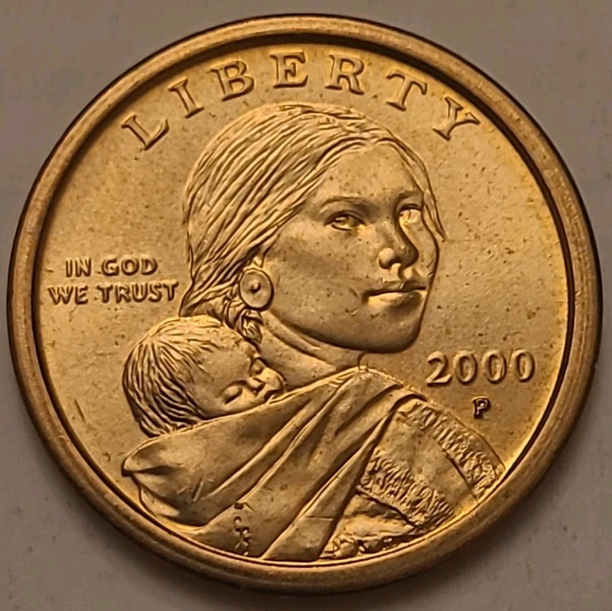 sacagawea dollar 2000  P Error