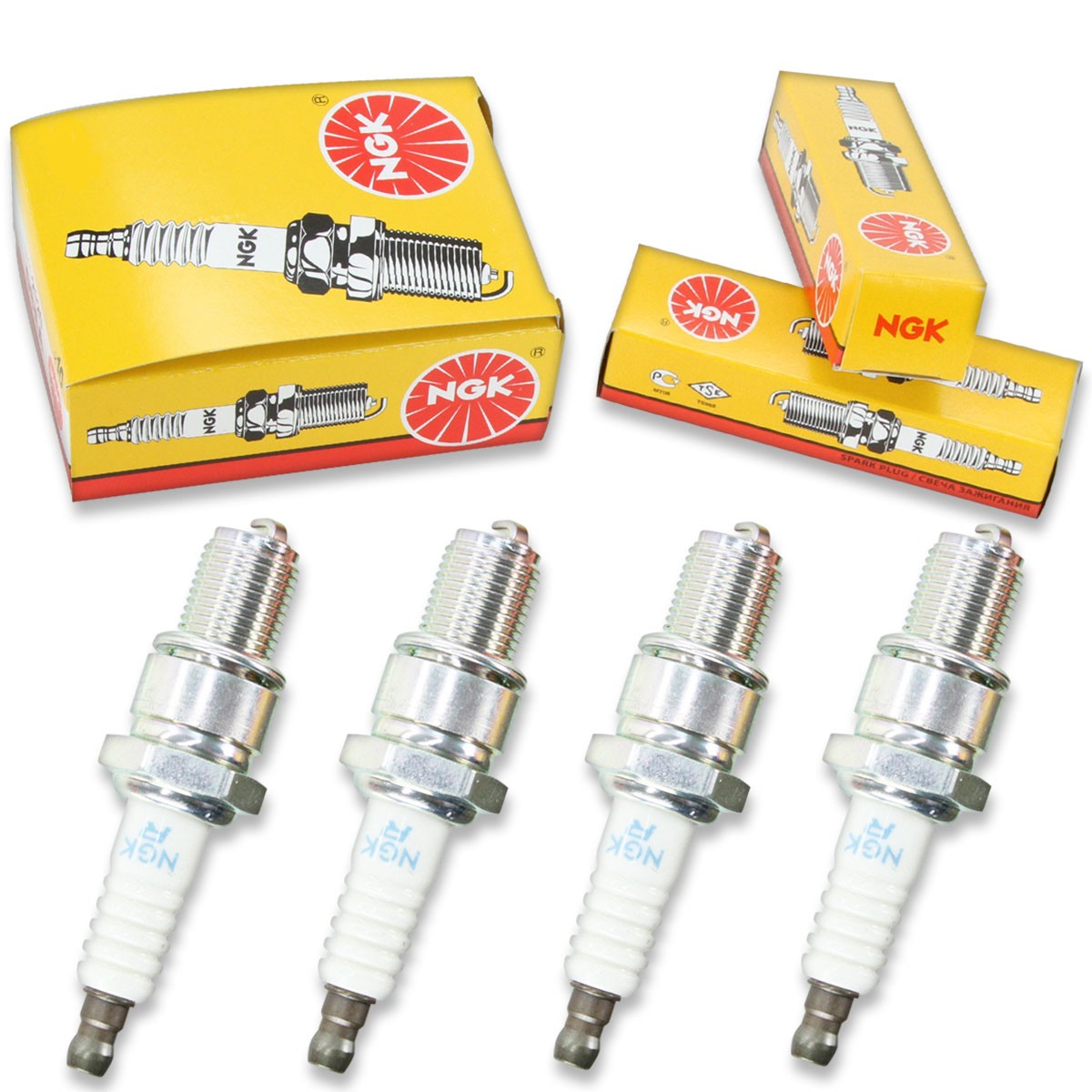 4pcs 1993 Arctic Cat EXT 580 Z NGK Standard Spark Plugs 600cc 36ci Kit Set hc