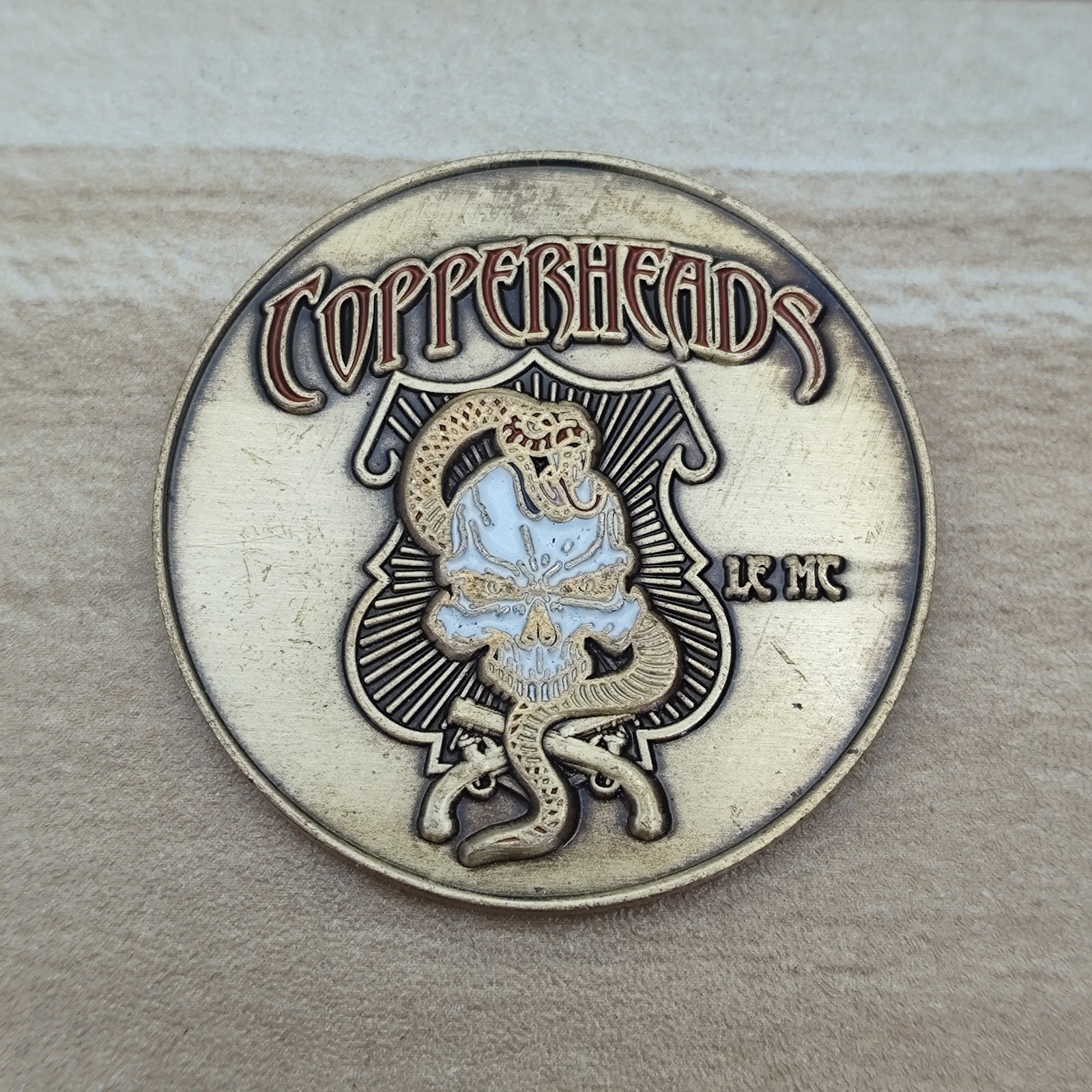 Copperheads Worlds Challenge Coin