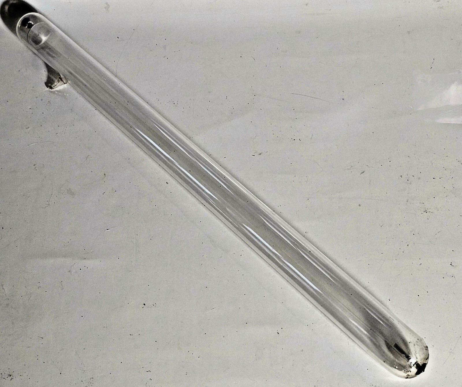 Vintage Glass Blown Discharge Tube For Vacuum Scale According To CROSS 19th