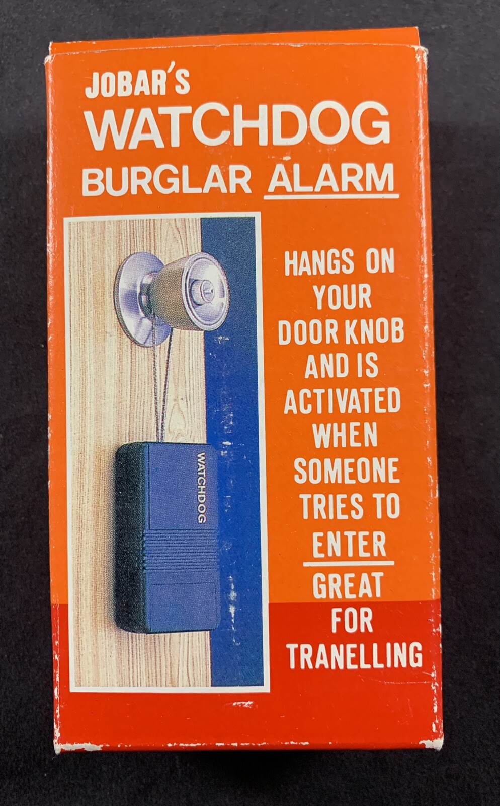 Jobar's Watchdog Burglar Alarm Hang On Door Home Dorm Travel Hotel Room