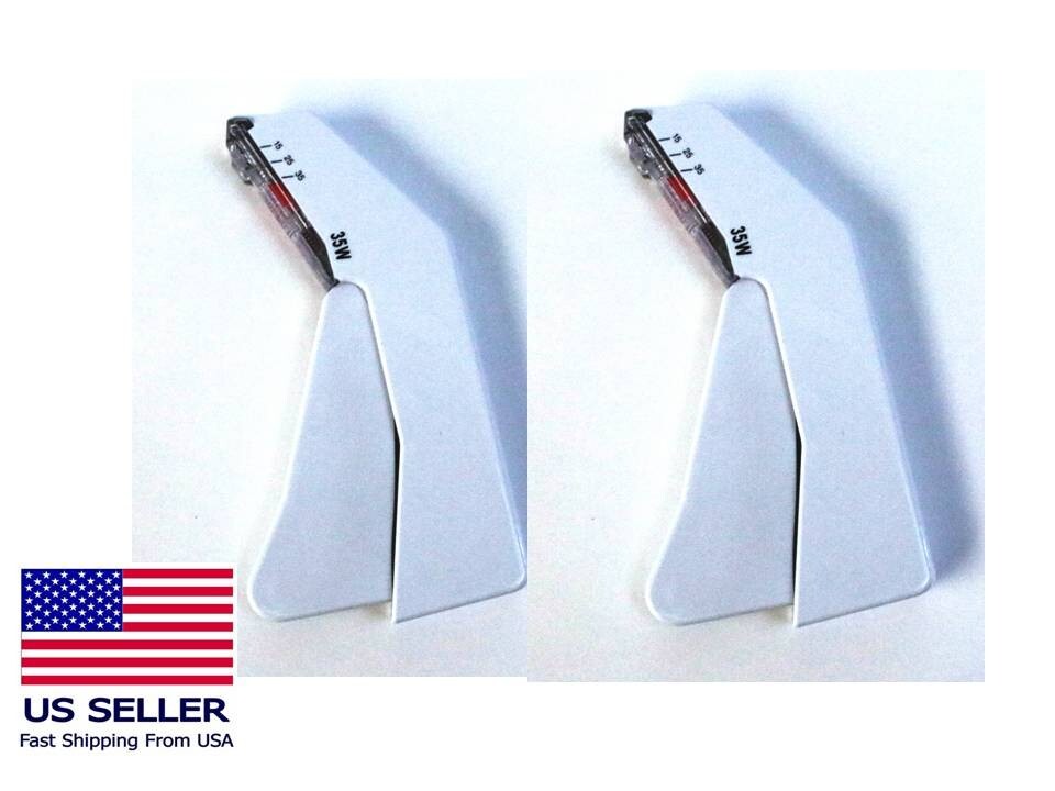 Sterile Skin Staplers X 2 - 35 WIDE  Human/Veterinary/First Aid
