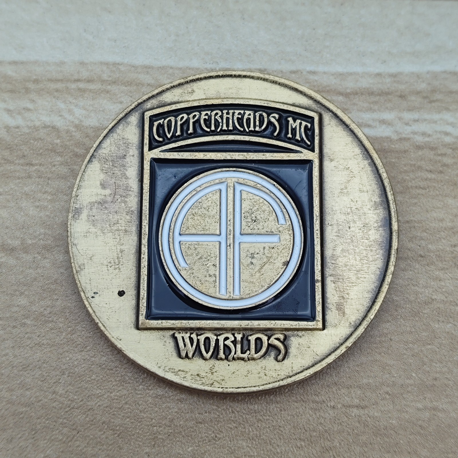Copperheads Worlds Challenge Coin
