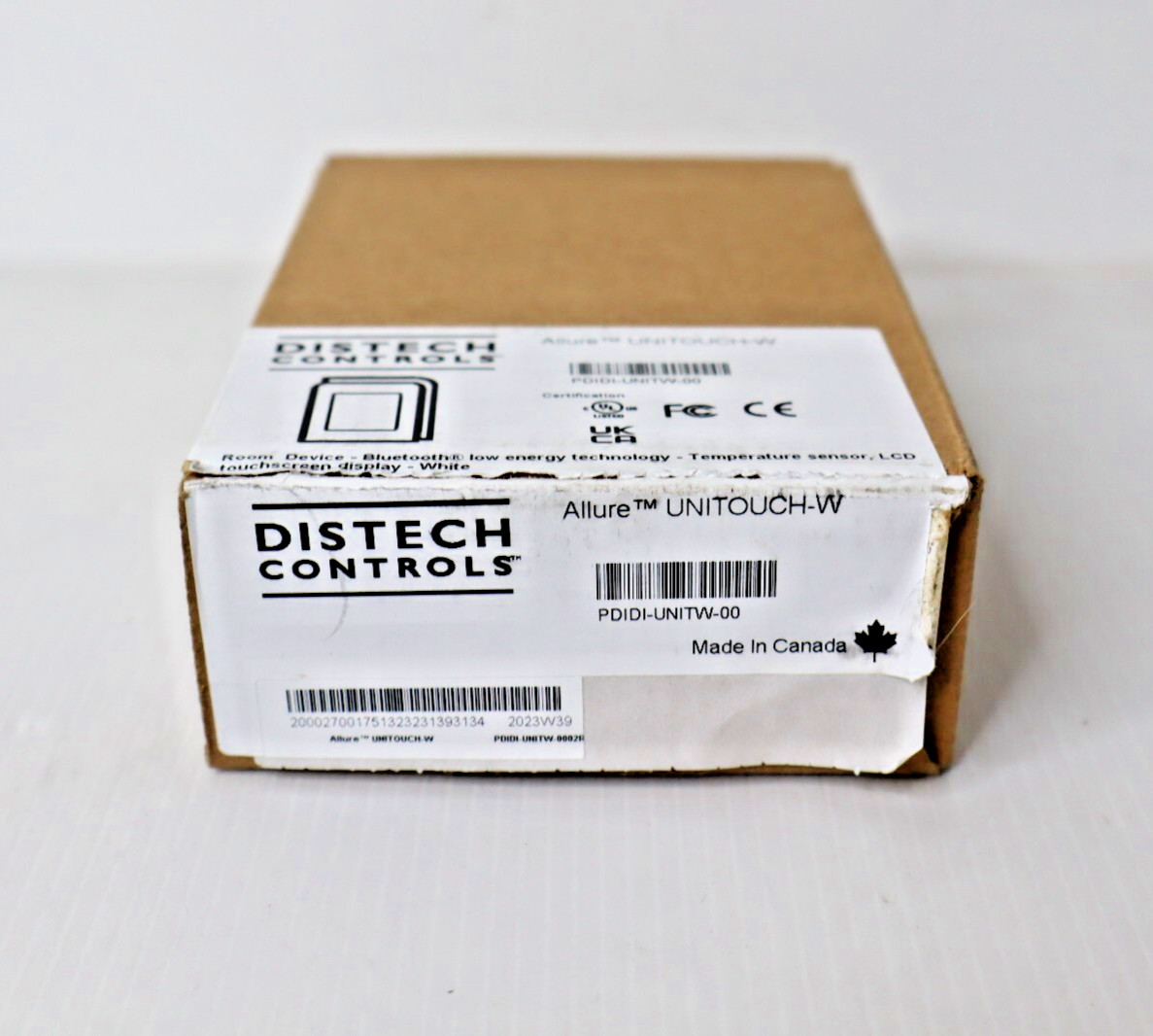 Distech Controls Allure UNITOUCH-W PDIDI-UNITW-00 Bluetooth Room Device NEW