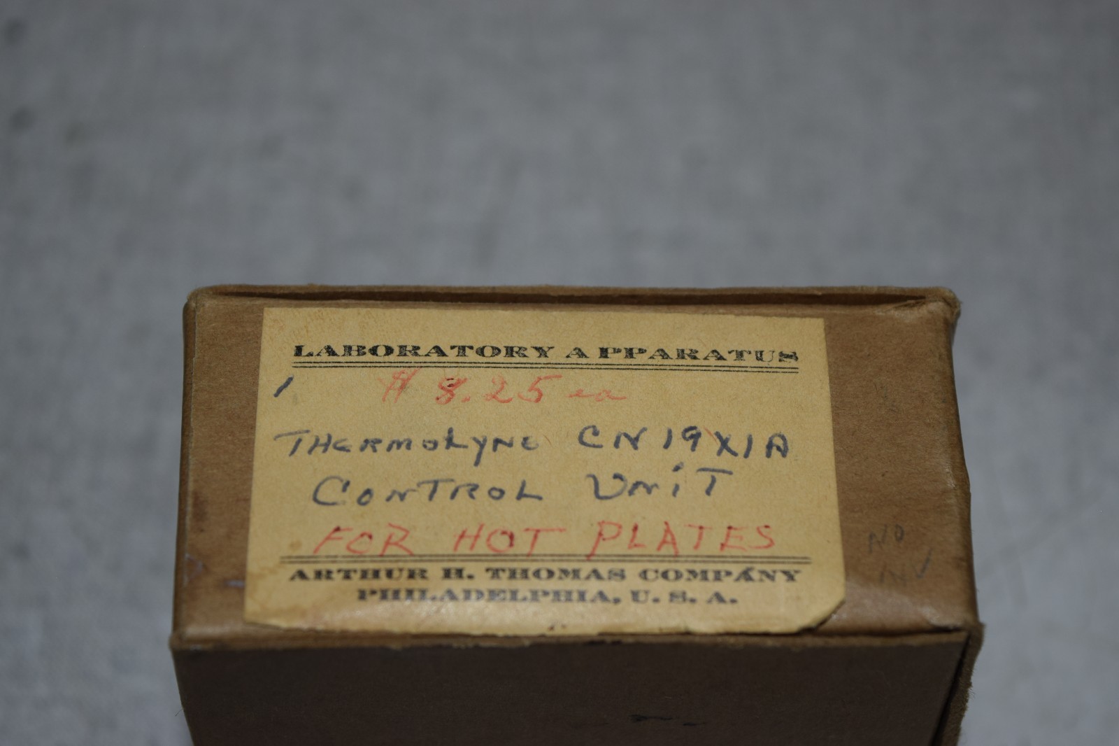Arthur Thomas Co. THERMOLYNE CN19XIA Control Unit