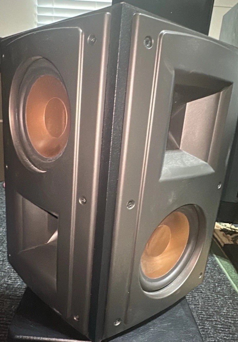 Klipsch RS52 Reference IV Surround Speakers (Black)-EUC (READ & See Pics)