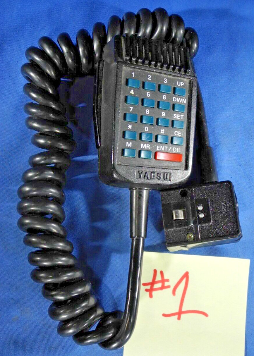 YAESU Keyboard Microphone YM2500L YM-2500 (TESTED - GOOD!)