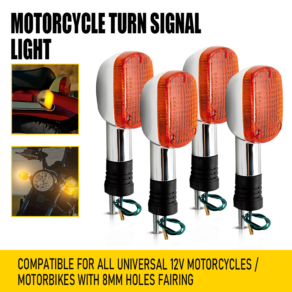 4X Turn Signals Blinker Light For HONDA Magna Rebel CMX 250 Shadow 600 750 1100