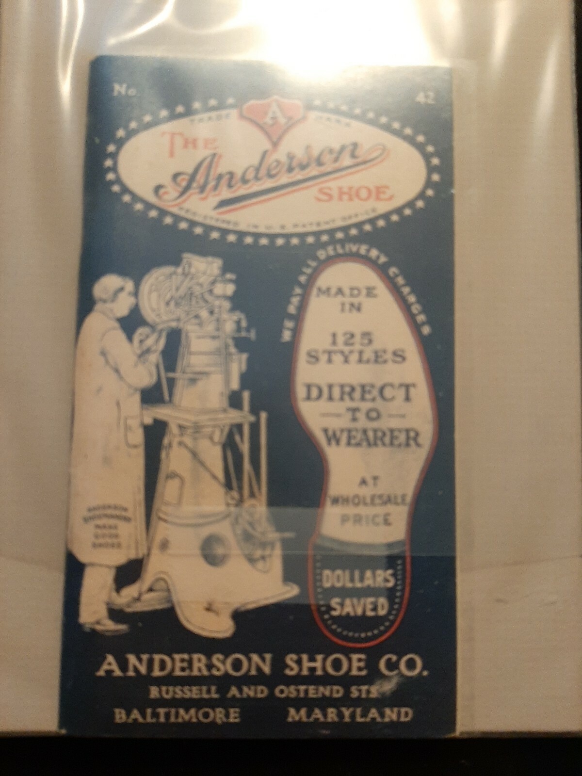 1920 Anderson Shoe Co  Men Women Shoes & Dress Boots Pocket Catalog Fashion