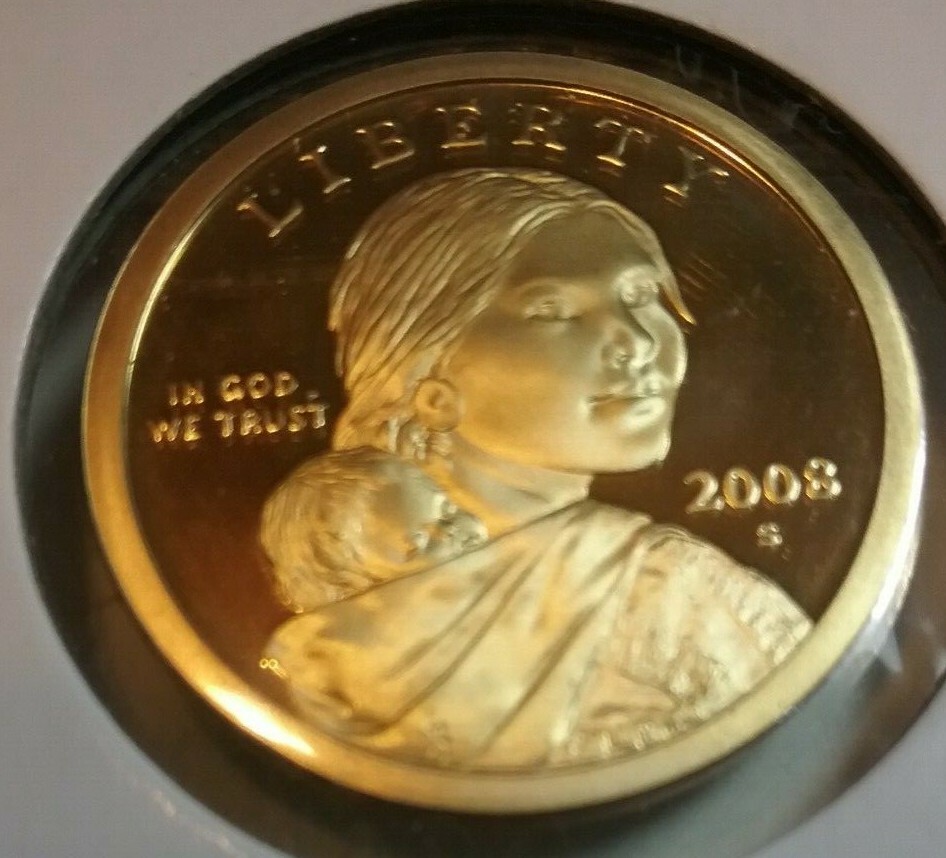 2008 Native American Sacagawea S Dollar Roll - PROOF