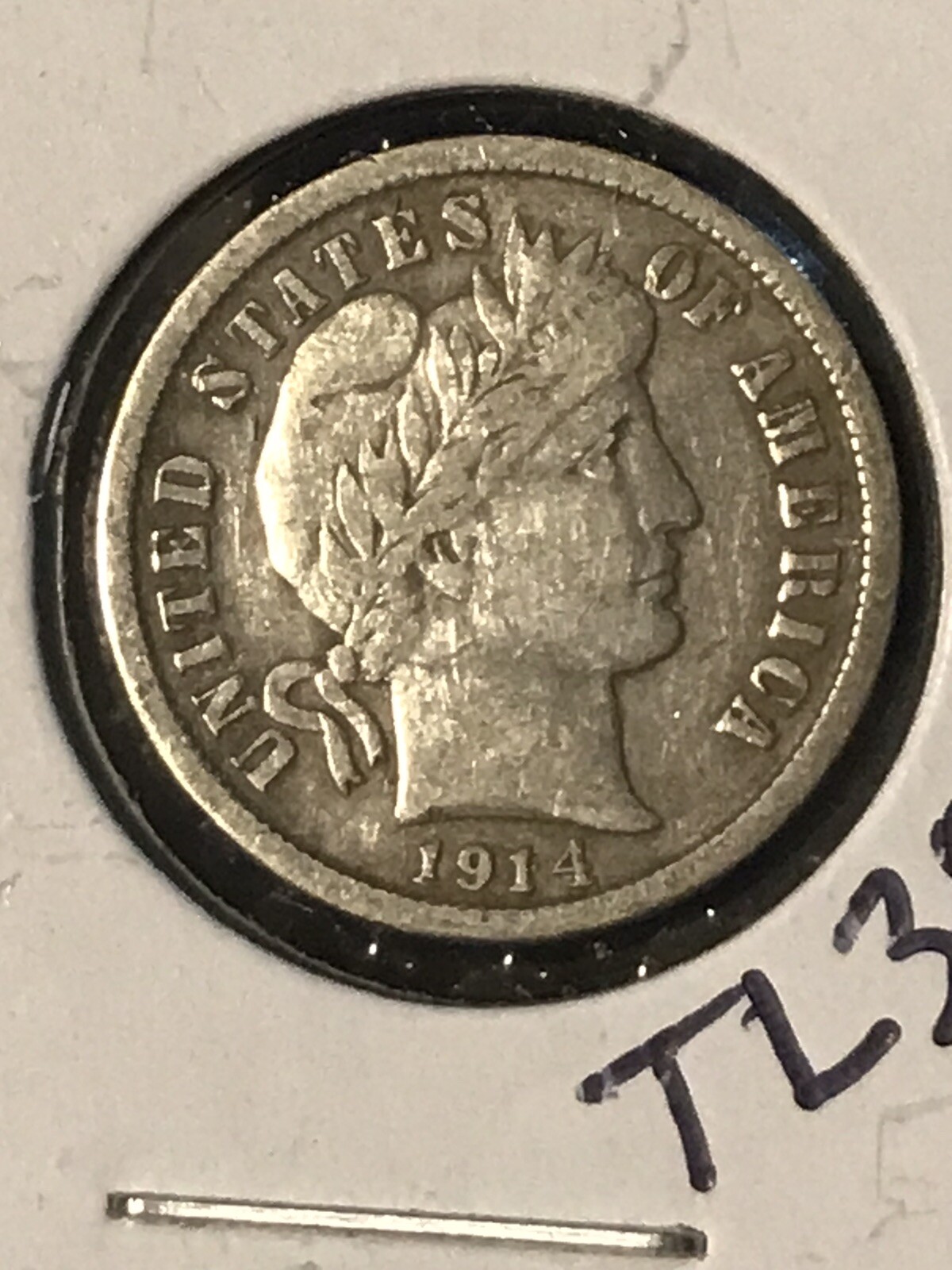 1914-D Barber Dime   Great Eye Appeal