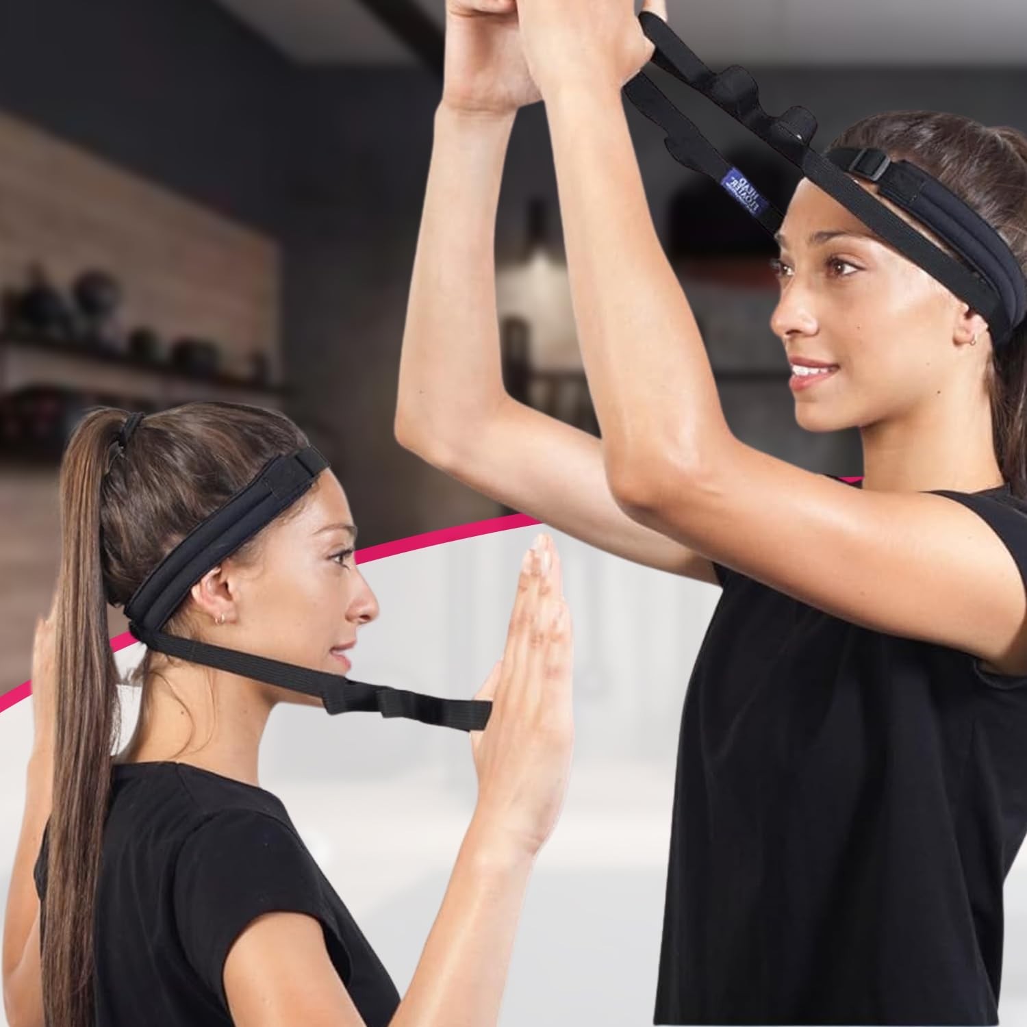 HeadFloater, Neck Stretches To Relieve Tech Neck, traction device designed to...