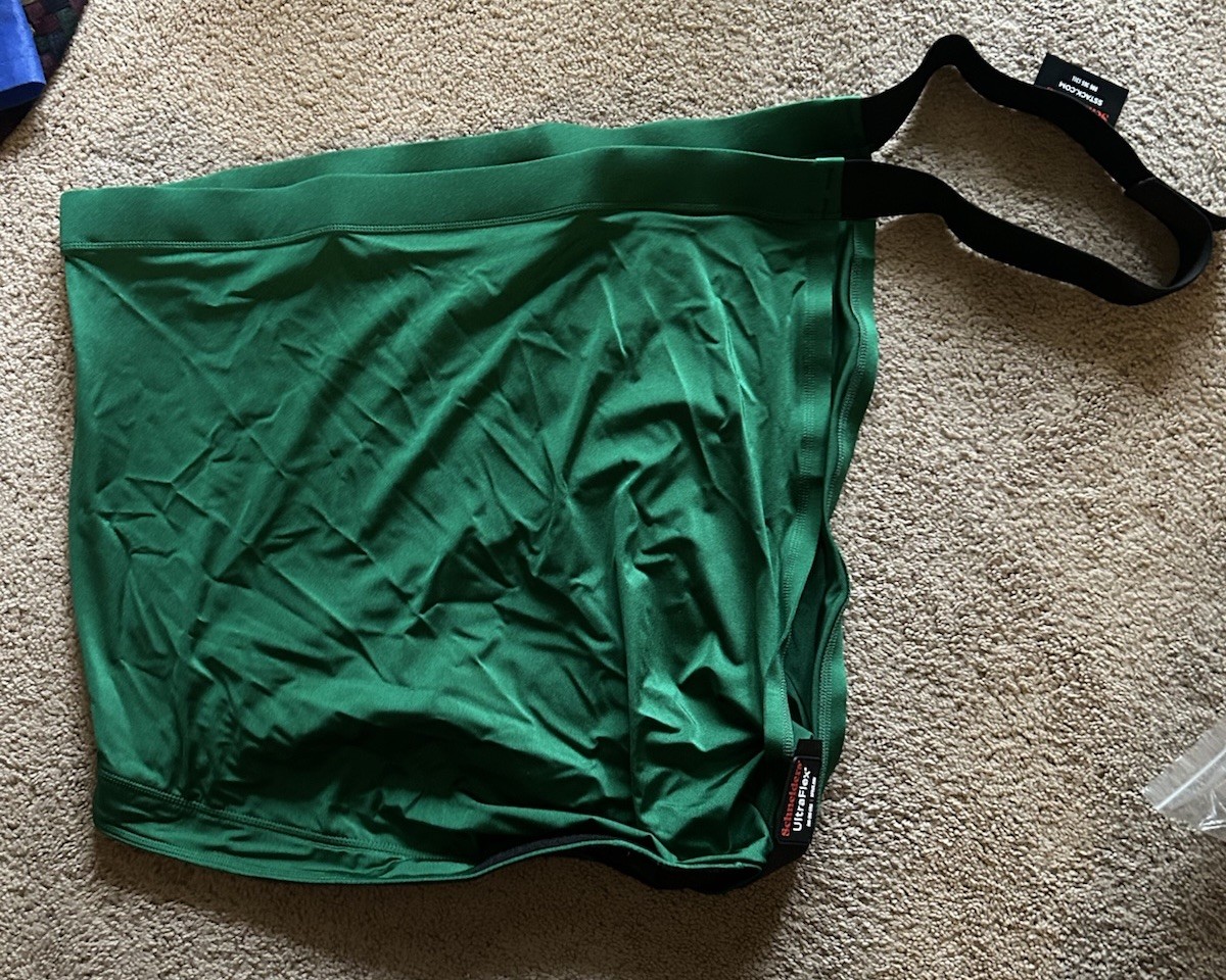 Schneiders Large Green UltraFlex Pull-On Horse Equine Shoulder Guard Slicker