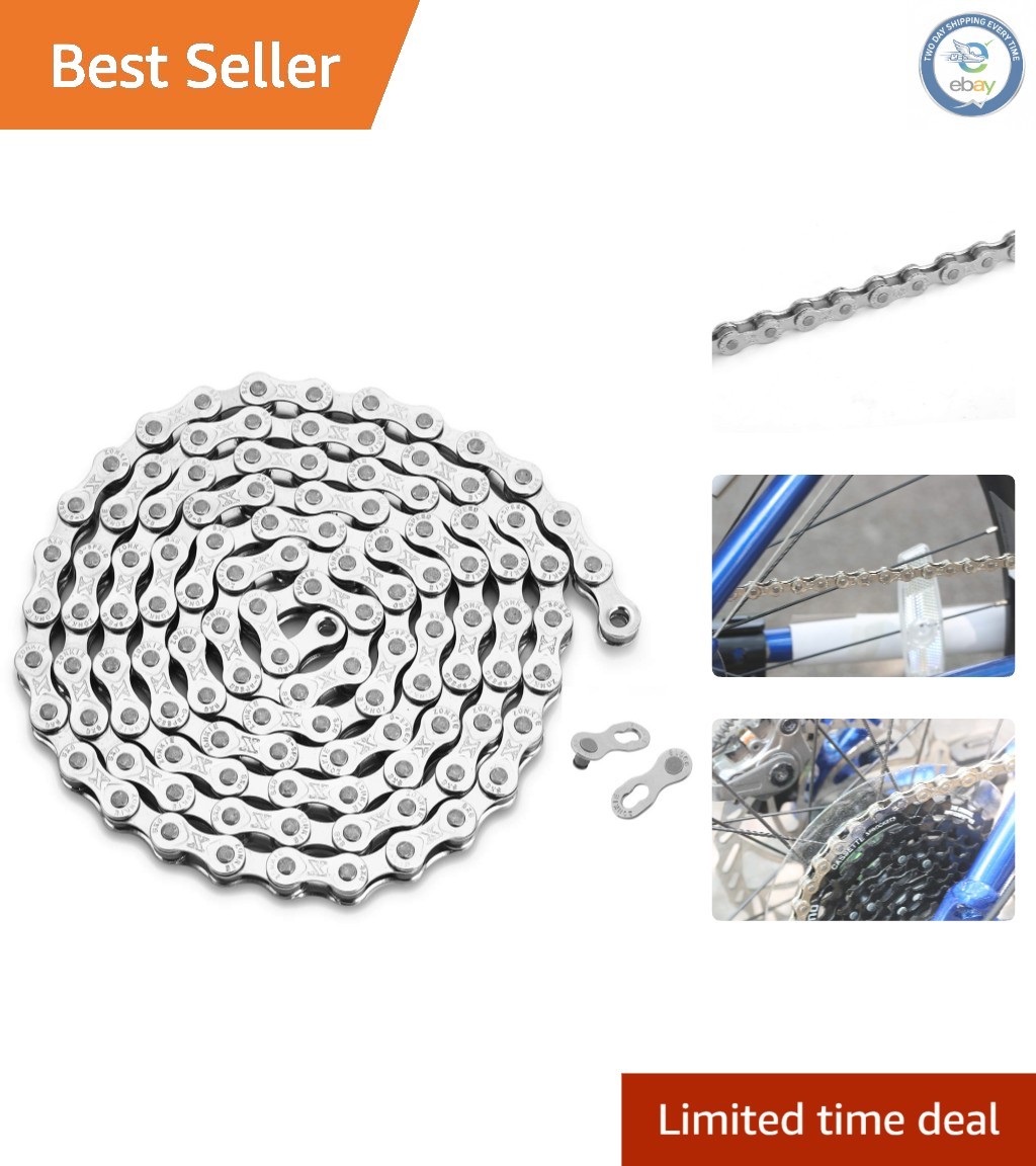 Efficient 1/2 x 3/32 Inch 116 Links Bike Chain for Smooth Cycling Experience