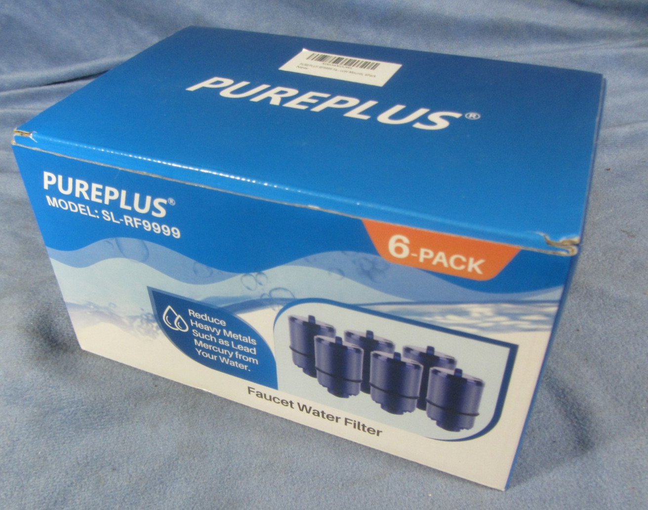 Pureplus Model SL-RF9999 Partial Box of 5 Sealed Faucet Water Filters