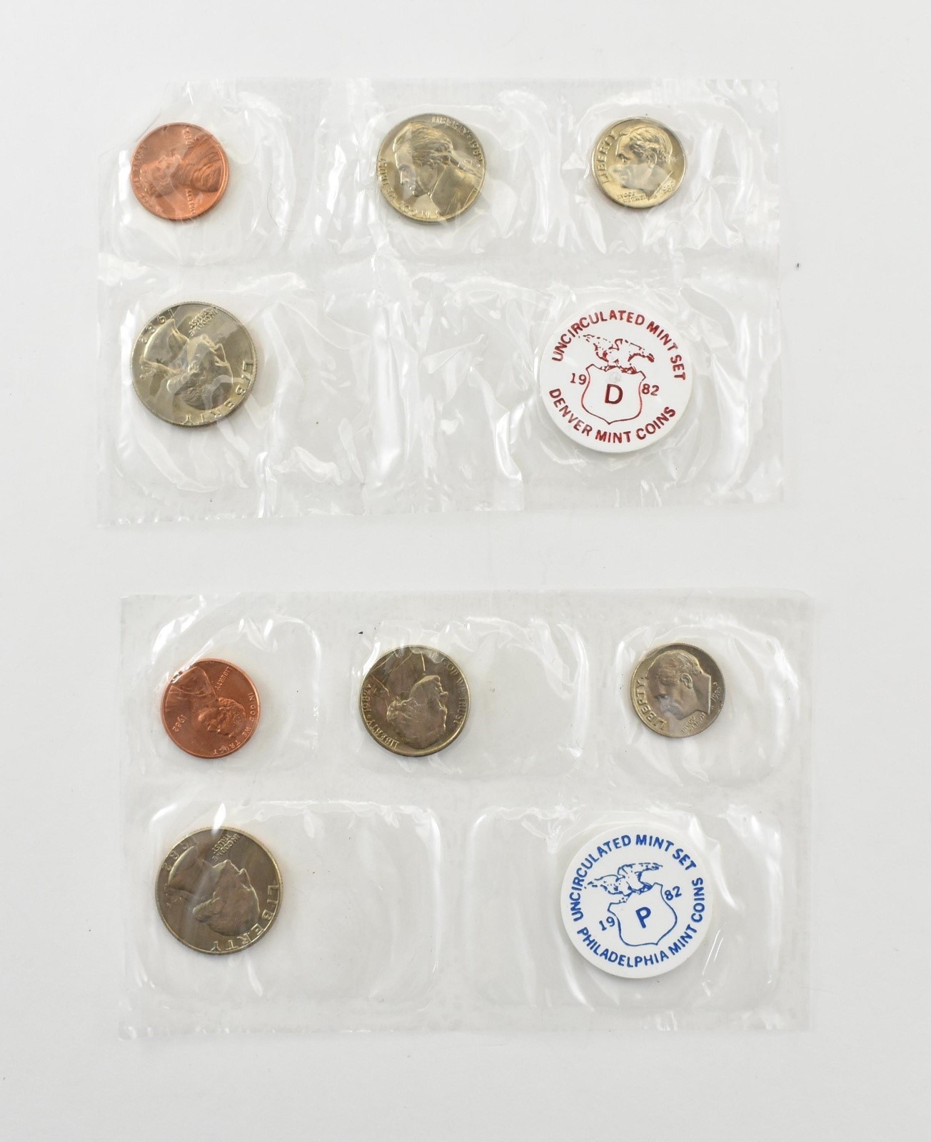 1982 Uncirculated Mint P/D *8204