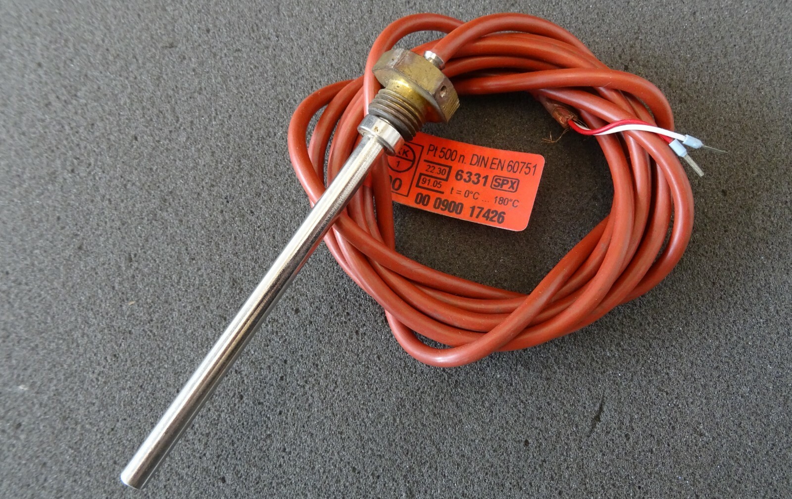 Temperature sensor Pollux SPX Pt500 sensor measuring sensor resistance flow 6331 6 mm