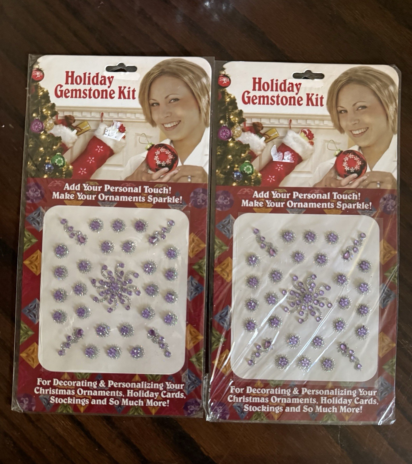 Holiday Gemstone Rhinestone Kits - 2 Sets