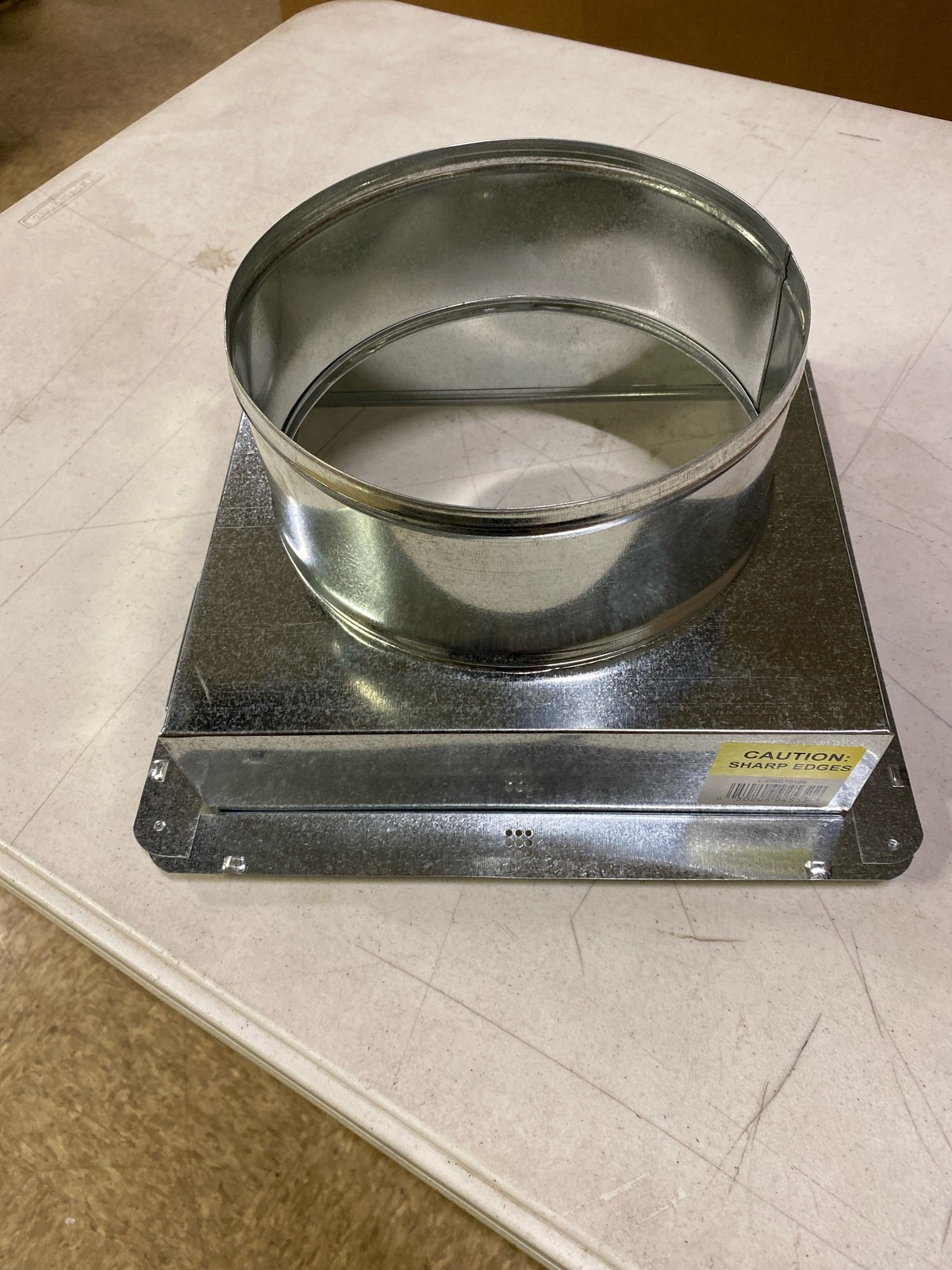Master Flow 10 in. x 10 in. to 8 in. Ceiling Register Box