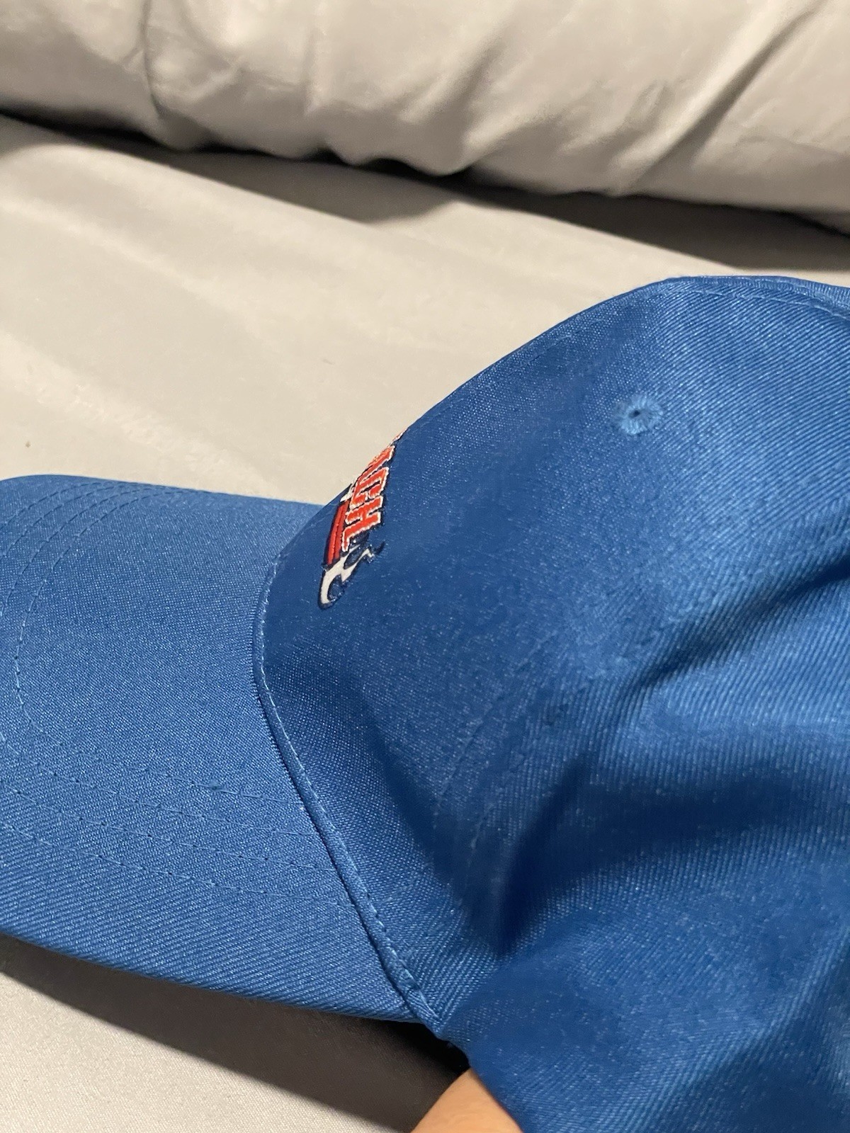 boys bleach baseball cap blue adjustable strap