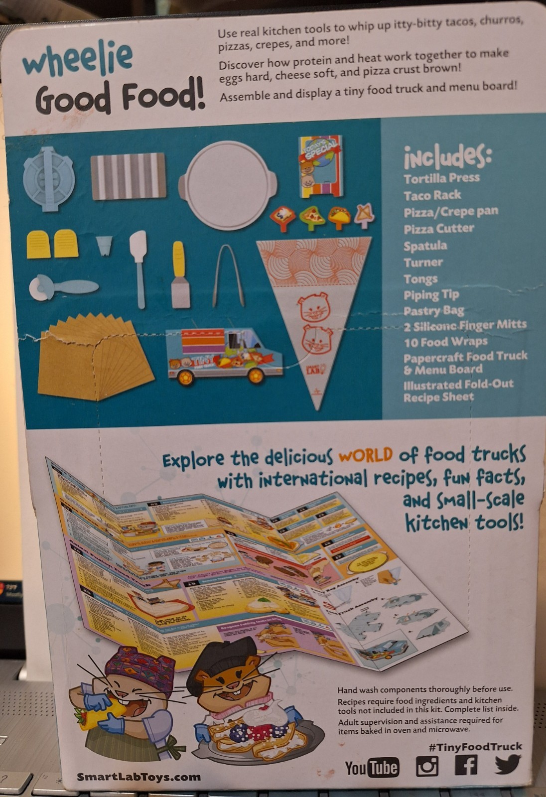 Smart Lab Tiny Food Truck! Big Science. Tiny Tools. 20 Recipes New Sealed