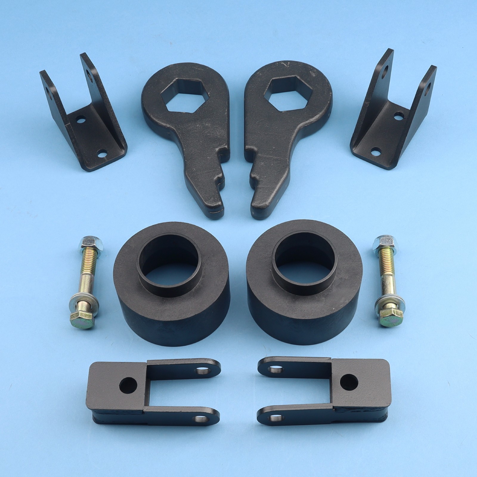 Forged Torsion Key Front 3" Rear 2" Lift Kit+Shock Extender H2 03-09 8-Lug