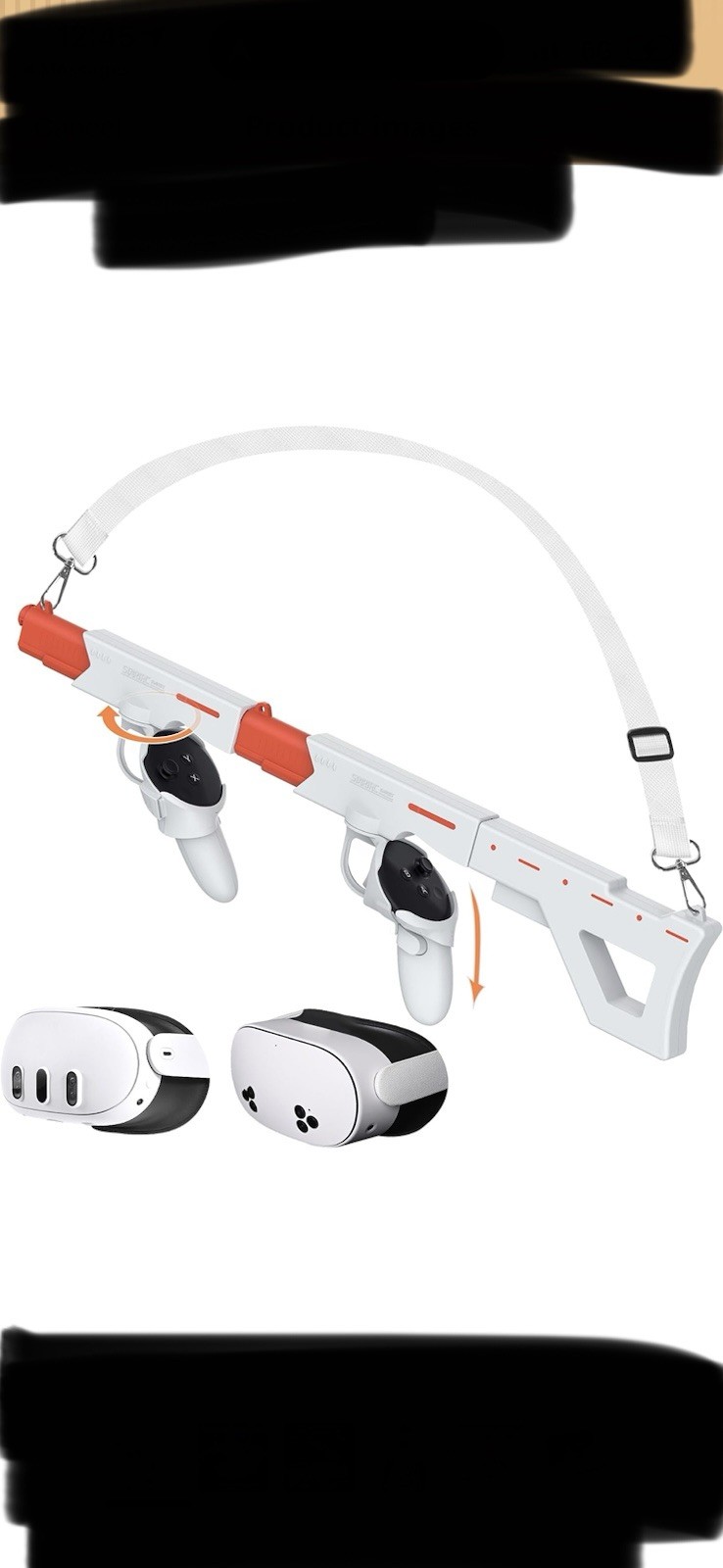Gunstock For Meta Oculus Quest 3 Quest 3S VR Accessories
