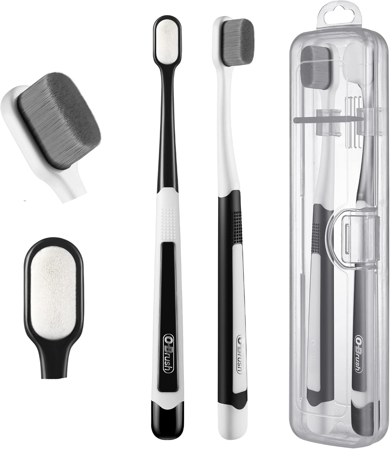 Ultra Extra Soft Toothbrush for Sensitive Gums, New Japanese 20,000 Micro Fine N