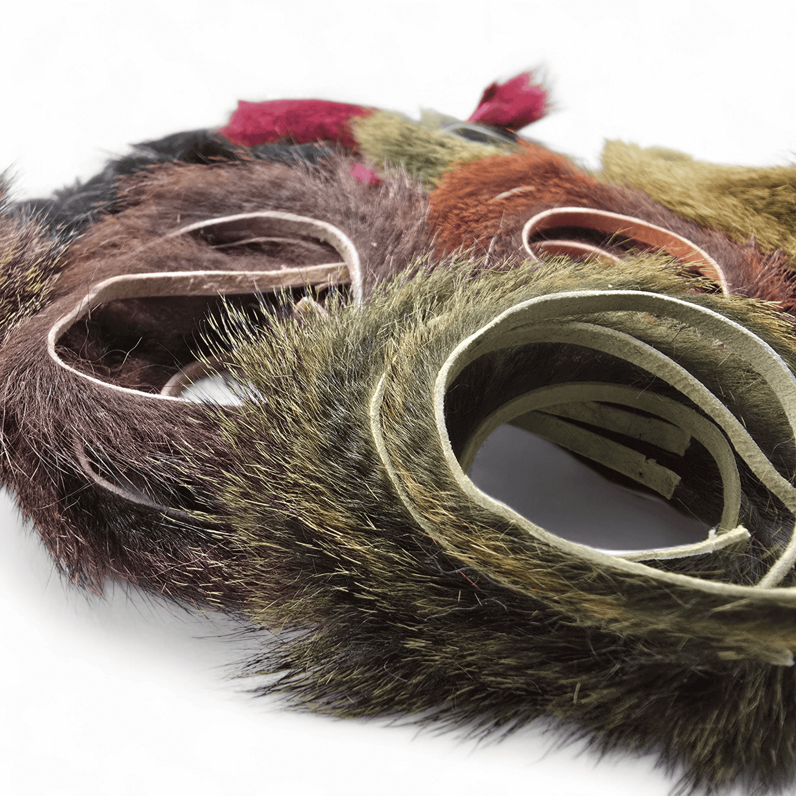 Micro Pine Squirrel Zonker Strips - Fly Tying Materials