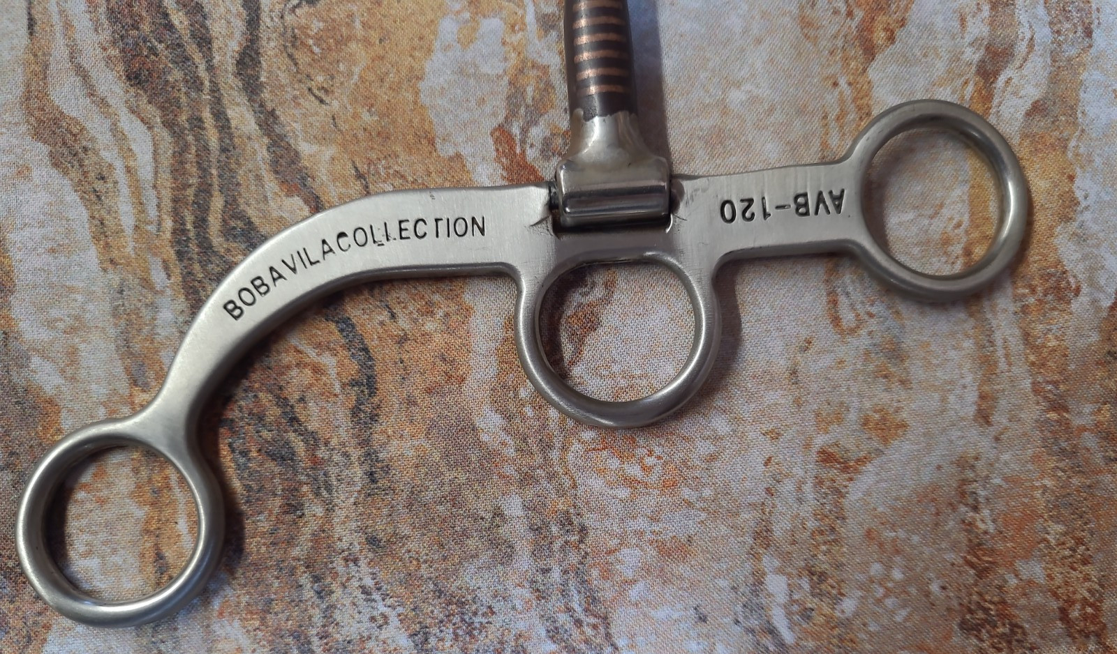Bob Avila Collections Style AVB-120 Training Snaffle Bit Size 5"