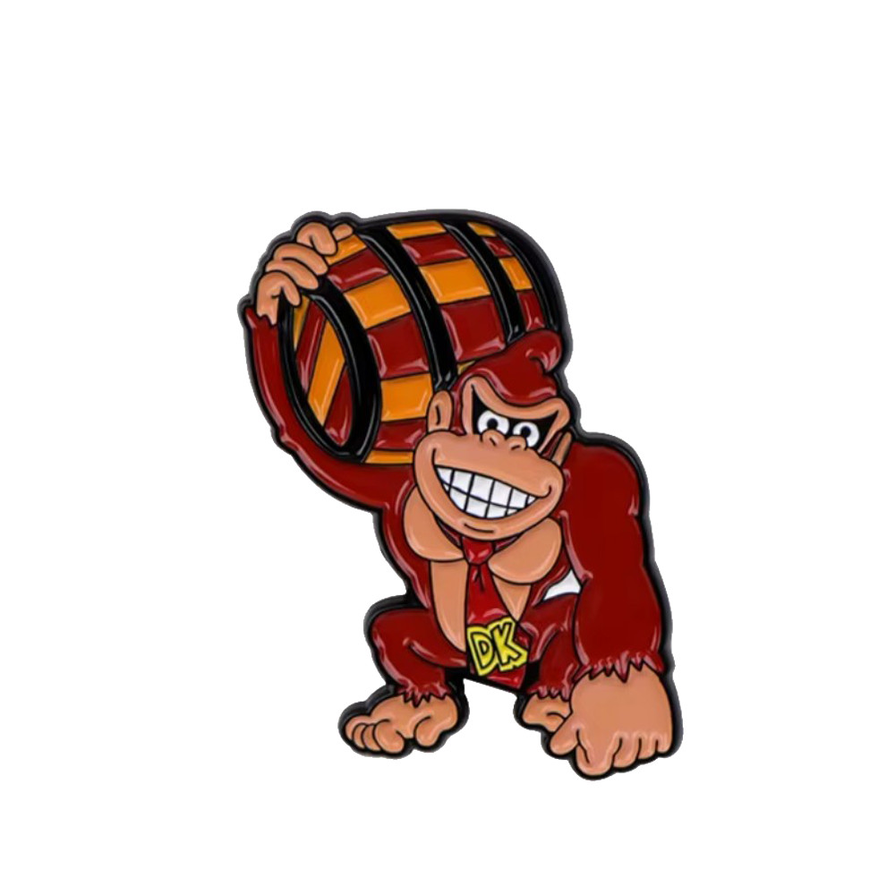 DONKEY KONG Pin Super Mario Pin Badge Game Boy Super Nintendo Lapel Games