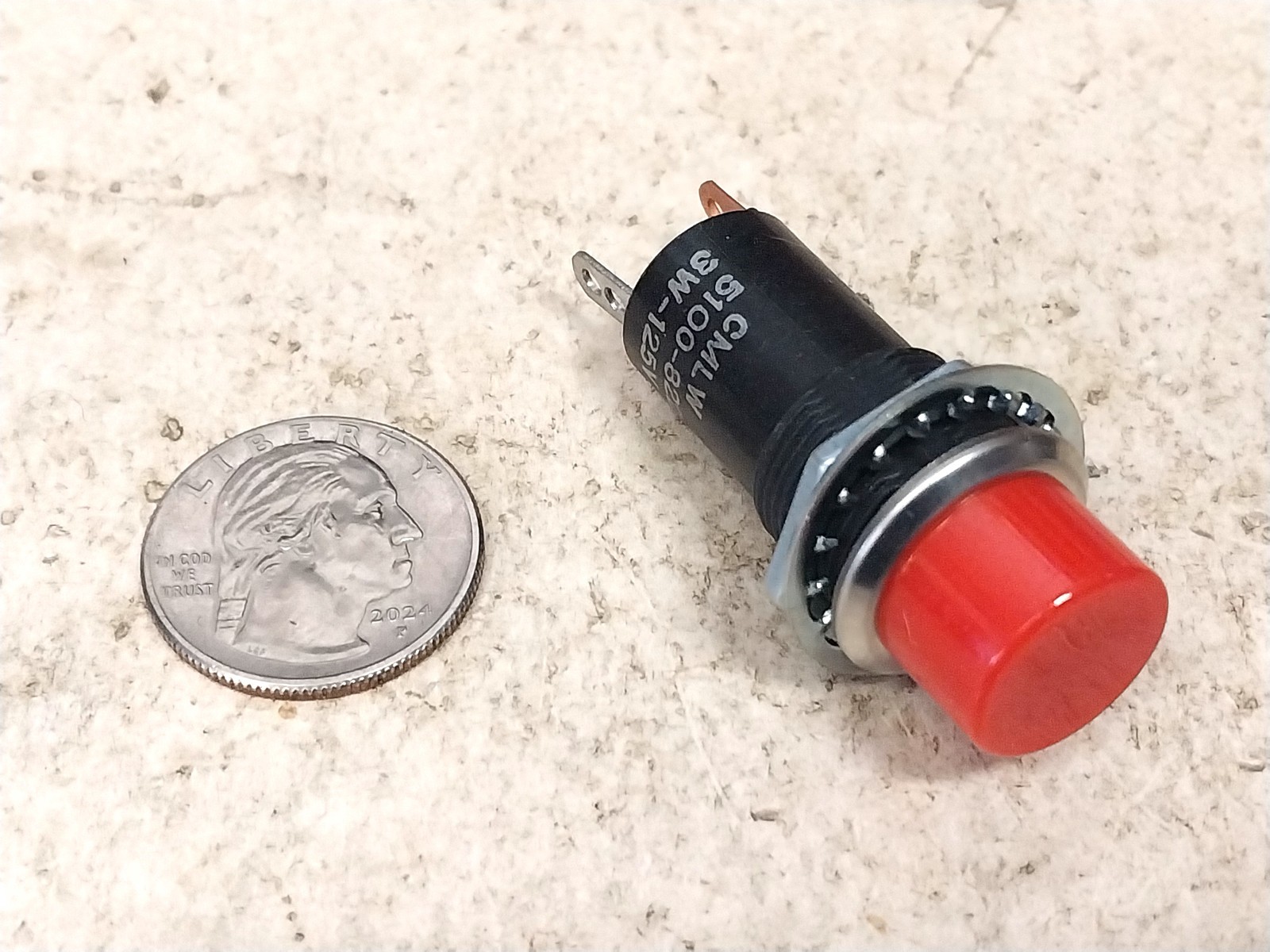 New Unused Red Panel Pilot Light #47 Bulb / Old Vintage Ham Radio Tube Receiver