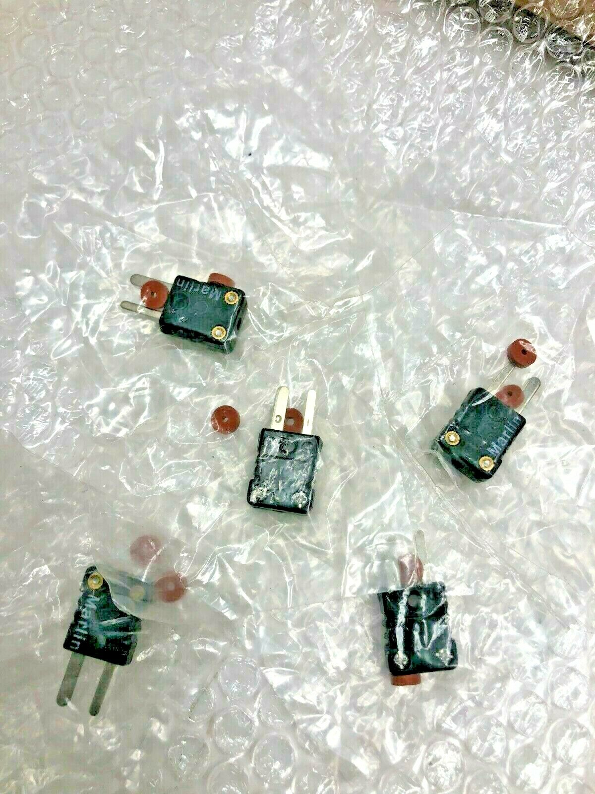 5)Marlin Miniature Mini K-Type Connector Plug MaleThermocouple Wire SensorProbe