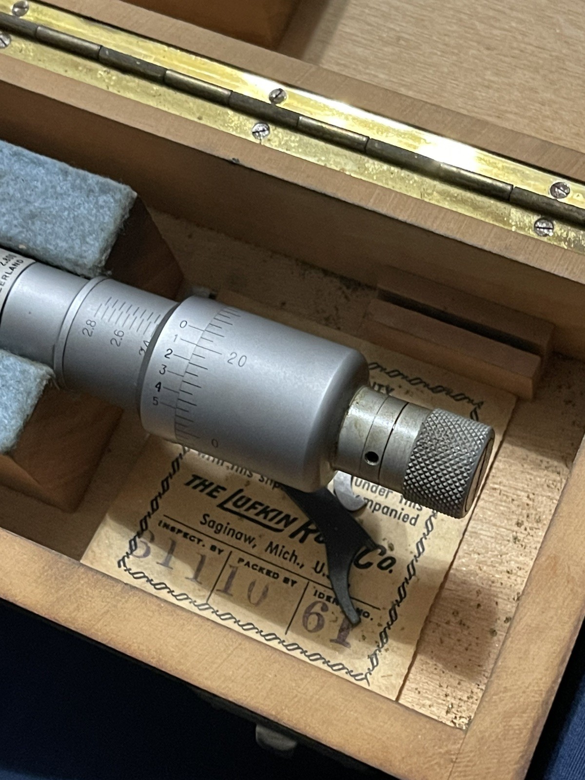 Lufkin Internal Micrometer No. 600 (Bore Gauge)