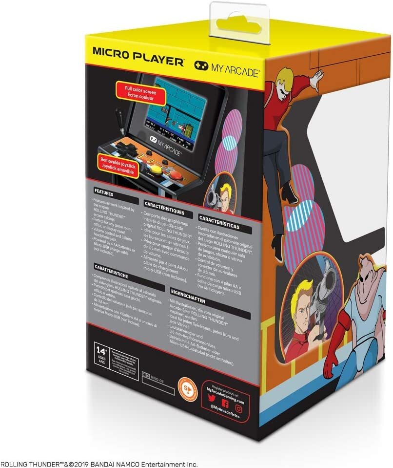 dreamGEAR Retro arcade Rolling Thunder From Japan