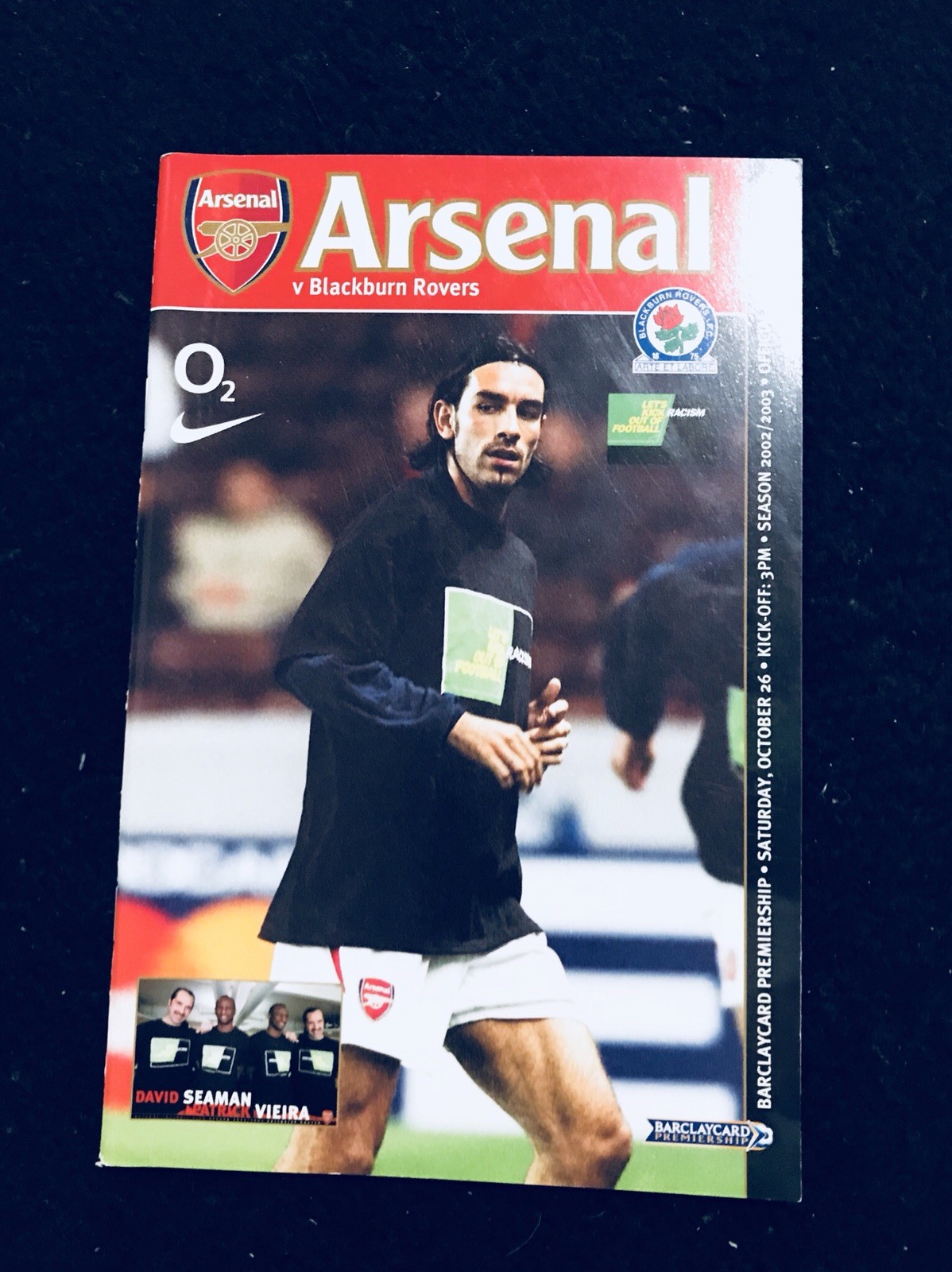 The official Arsenal Magazine :Golden Era of Henry,Beckham,Wenger 2003/04 rare!!