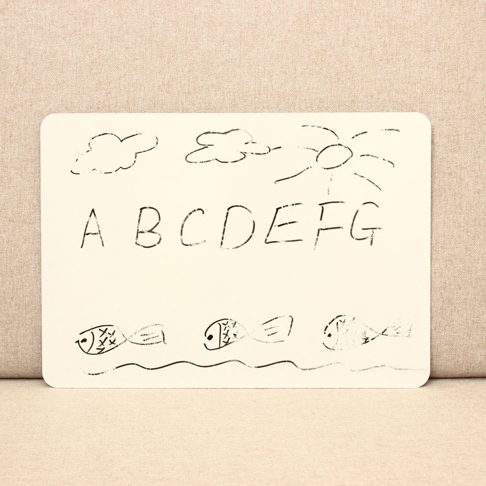 5 Pcs Desktop Small White Board 15 X 21 cm Double Side Writing Board For Study