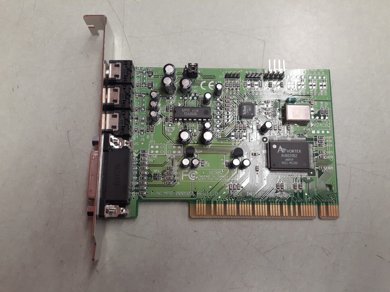 SC980 MPB-000102 REV 1.0 Card
