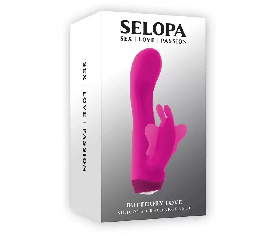 Evolved Novelties Ultimately Pleasurable Selopa Butterfly Love Vibrator, New