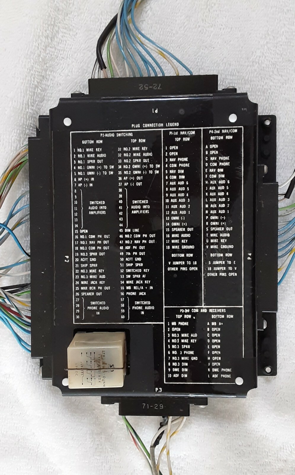 Cessna ARC Avionics Junction Box & Circuit Board Assy 0570084-1