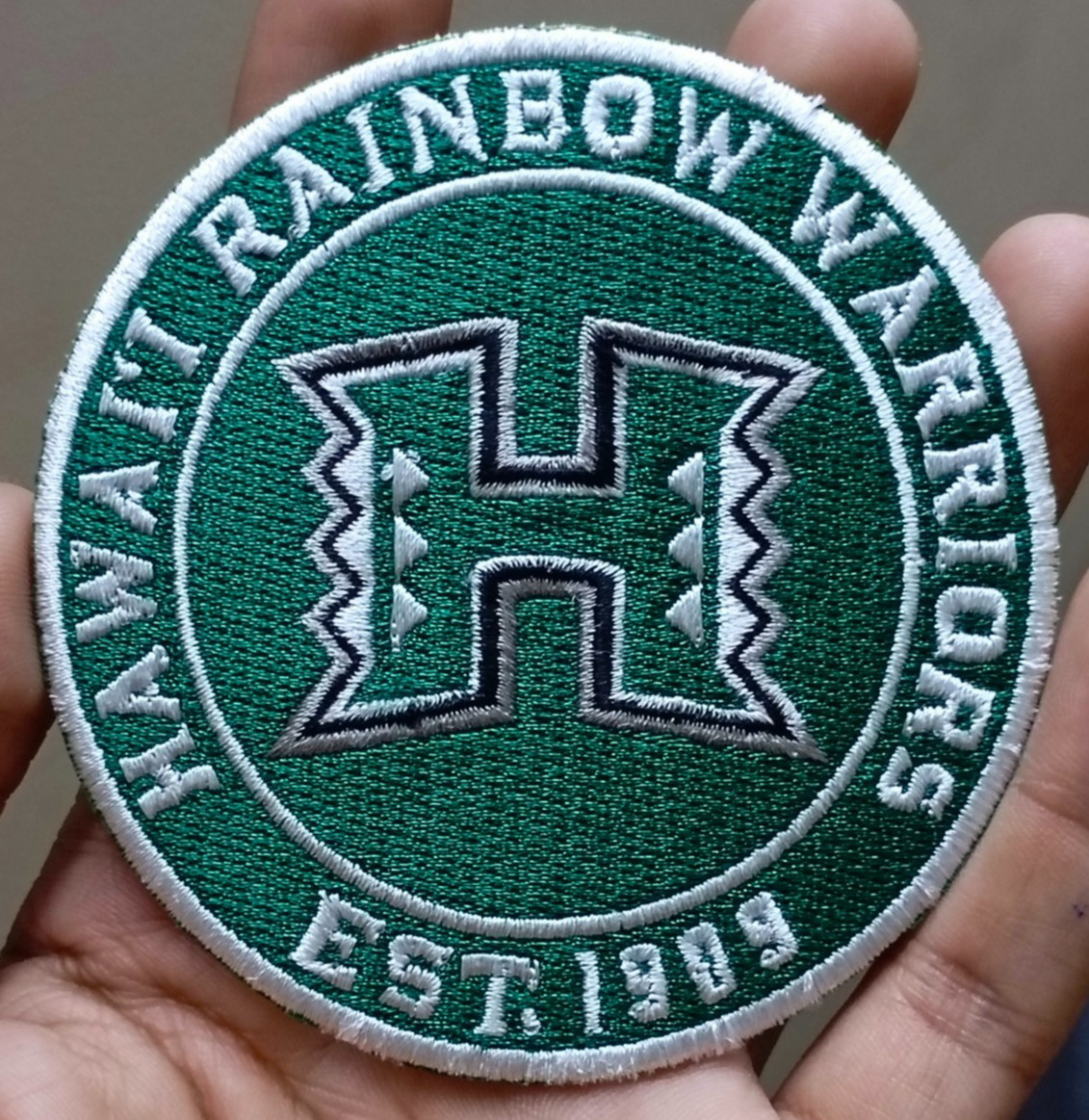 Hawaii Rainbow Warriors NCAA Team Logo Iron On Patch-Sew Patch-Embroidered Patch