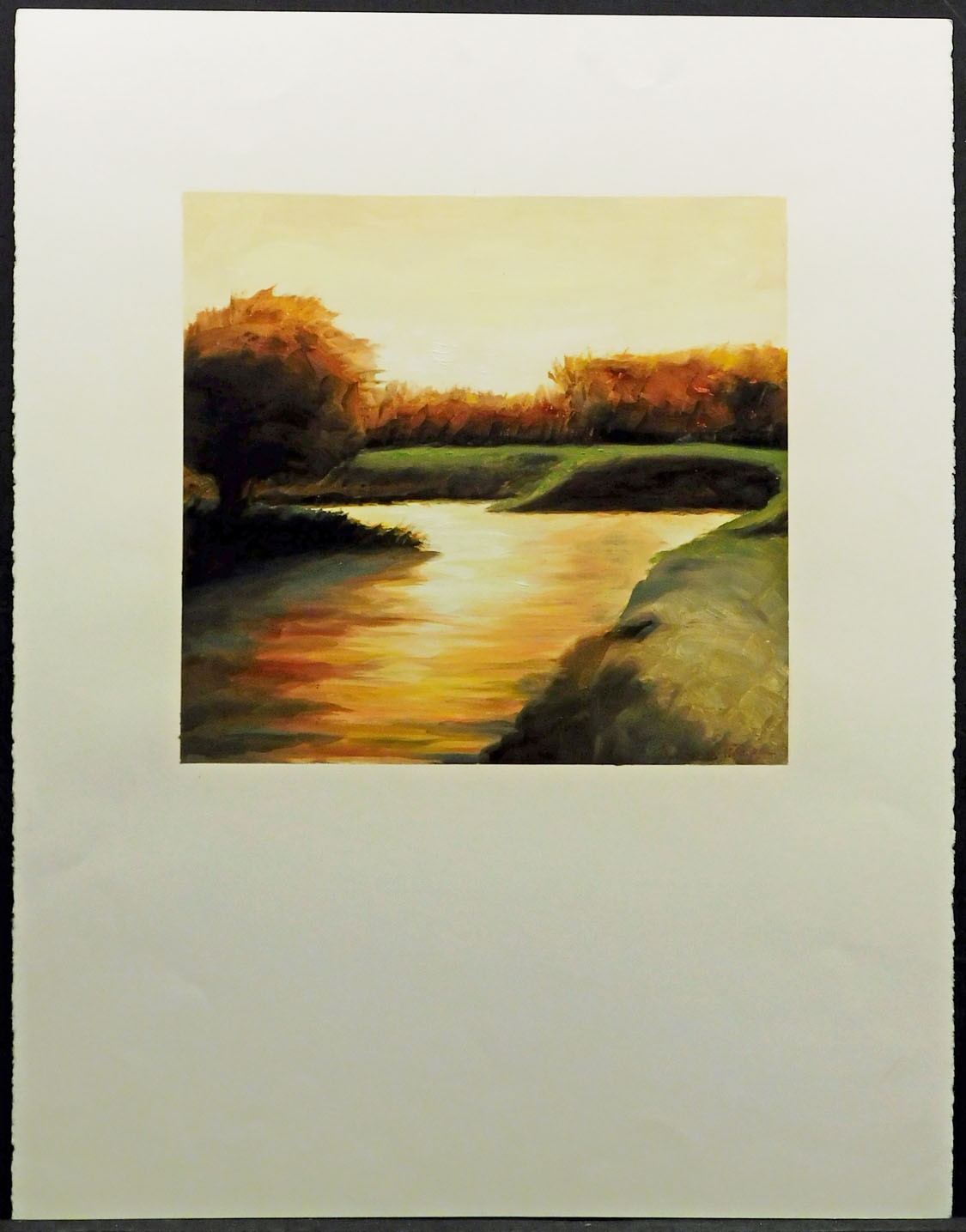 James Thorpe Dusk Hand Signed Acrylic Landscape Make an Offer