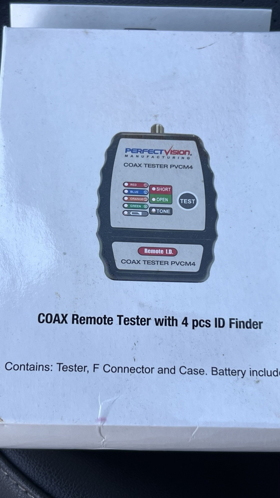 Perfect Vision Coaxial Tester PVCM4